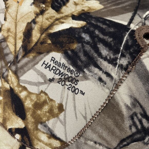 Bone Dry Camouflage Real Tree Print Mossy Oak Hunting Overalls Size Small - Picture 7 of 8